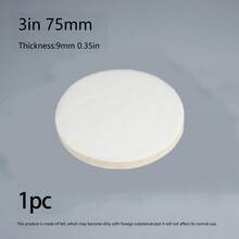 Pad Roda Pemoles Wol Felt Bundar - Cakram Roda Pemoles Wol - Pad Roda Kain Pemoles Wol Felt - Cocok untuk Logam Aluminium, Baja Tahan Karat, Kaca - Mesin Pemoles Gerinda Sudut Penghilang Goresan dan Pemolesan - Tersedia Berbagai Ukuran - A - View 16