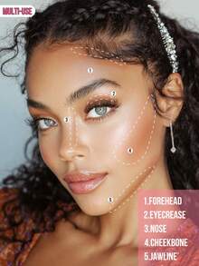 MISSLYN 2pcs HEART ON MY CHEEKS POWDER BLUSH & SUPPER CONTOUR Bronzing & Contouring Powder Set, Silky Blendable Pigment, Natural Warm Glow, Face Palette Cheek/Contour, Daily/Party/Summer, Y2K/Soft Glam/Sun-Kissed, Blush & Bronzer Set,Halloween Makeup - #03+#18 - View 4