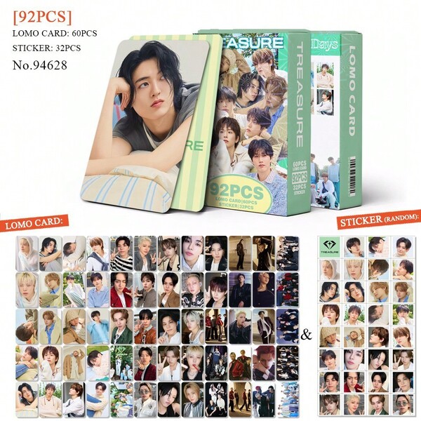 92pcs Fat-Egg Boy Band A-RIRANG New Album K-POP Celebrity LOMO Cards, Photocard