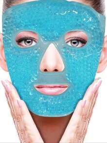 1pc Hot & Cold Gel Eye Mask, Summer PVC Cold Compress & Hot Compress Beauty Eye Patch, Ice Cooling Eye Mask - Multicolor - View 1