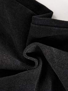 Boys' Spring Denim Jeans, Fashionable New Style - Black - View 7