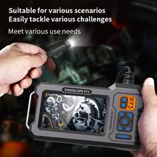 NATFIRE 4.3" HD Industrial Endoscope Camera With Light,Inspection Borescope With IPS Screen, 16.5FT Semi-Rigid Cord, IP67 Waterproof , Ideal For Maintenance & Machine Inspecting Walls, Vents, Automotive Engines, Sewers And Tools,Pipes,Gift For Men - P73 - View 3