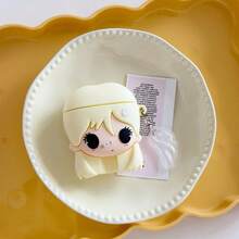 1pc Blonde Wing Girl Pro 2/3/4 Generation Protective Case, Cartoon Silicone Shockproof Soft Shell Compatible With Apple - Multicolor - View 10