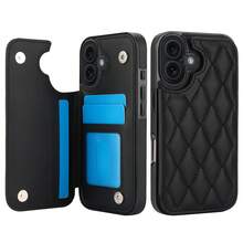 Wallet Phone Case Compatible With Iphone 18 17 Pro Max, Air, 16e, 16, 15, 14, 13, 12, 11 Pro Max, XR, XS MA, Magnetic Design, RFID Anti-Theft Card Slot, Magnetic Phone Protective Cover, Shockproof, Unisex, Also Compatible With Samsung Galaxy S26 S24 S25 S23 S22 Ultra Plus, Multi-Card Slot Design, Magnetic Clasp, With Stand, Shockproof Protective Cover - Black - View 19