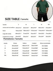 Men T-Shirt Co-Ords - Green - View 3