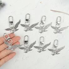 6pcs/8pcs Creative Eagle Keychain, Spreading Wings Eagle Design, Encouragement Pendant, Suitable For Gifts To Friends, Family, Daily Backpack Decoration - Multicolor - View 7