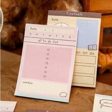 Daily Planner Sticky Notes, To‑Do List Memo Pad, Time Management Notepad, Self‑Adhesive Schedule Note Paper For Office School Supplies - one-size - View 5