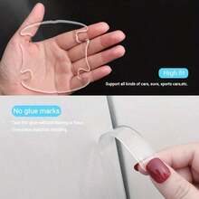 8pcs Car Door Handle Bowl Anti-Scratch Protective Stickers, Universal Invisible Car Stickers, Car Handle Anti-Collision Protective Strips - Anti-collision Strip - View 7