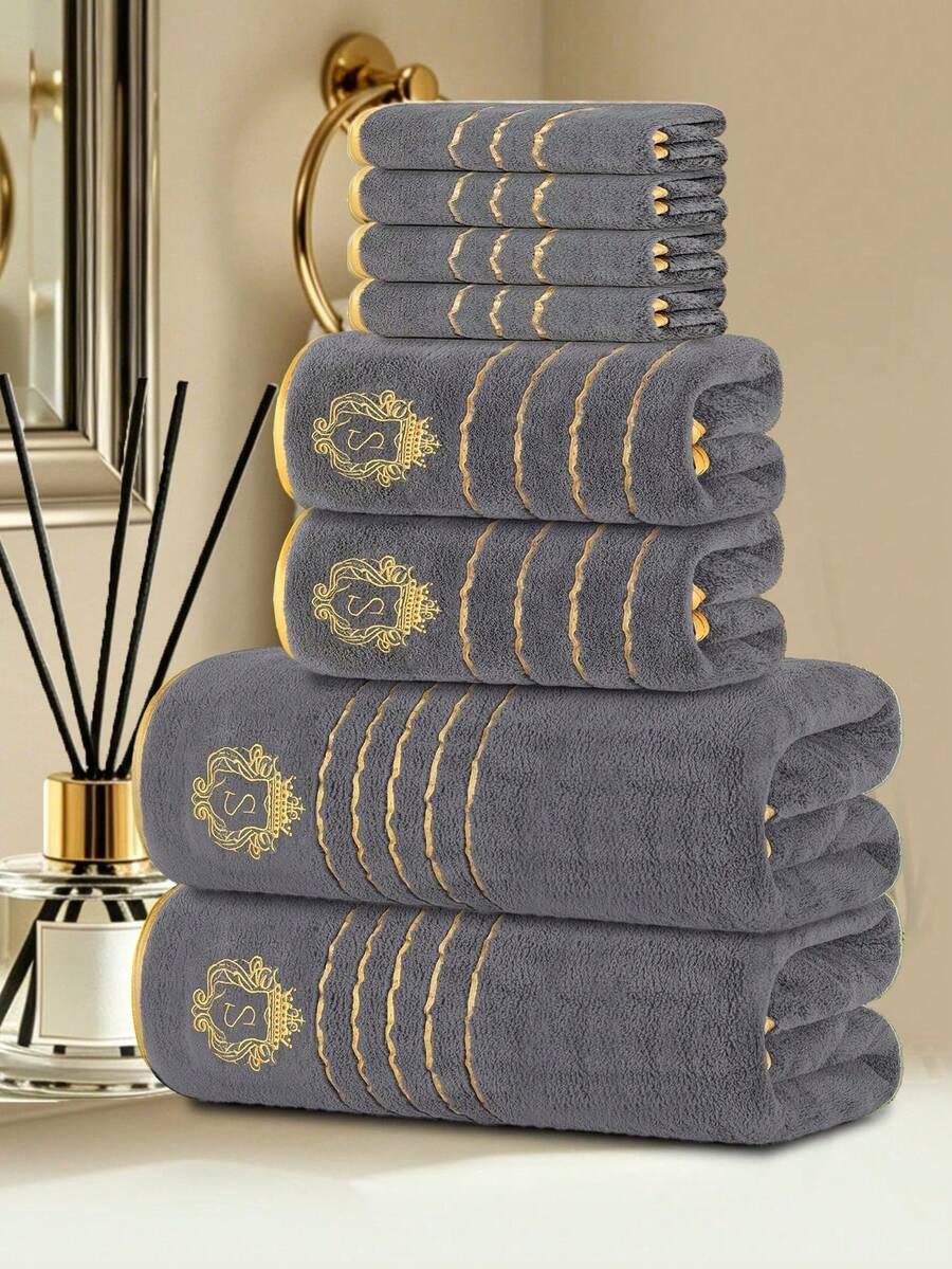 Bath Towel Sets - Multicolor - View 1