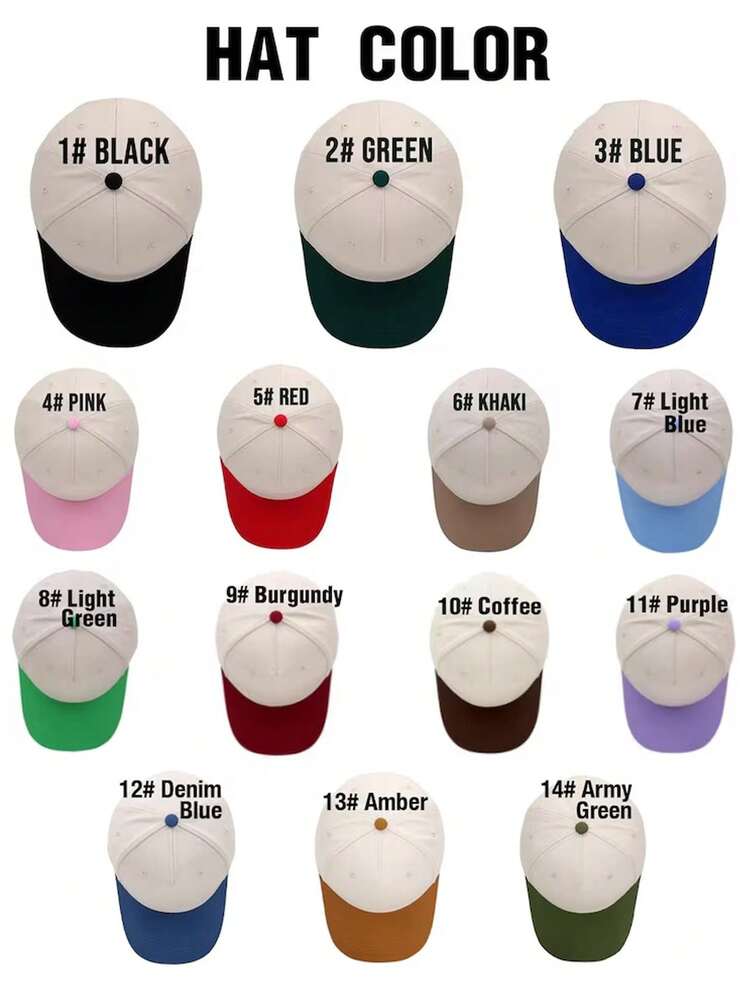 Customizable Logo Baseball Cap, Adjustable Strap, Lightweight Breathable Design, Suitable For Corporate Events, Fashion Headwear - Multicolor - View 8