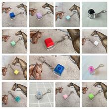1pc Keyboard Fingertip Toy, Fingertip Press Keyboard Keychain Stress Relief Toy, Button Stress Relief Gift, Adult Stress Relief, Pass Time - Multicolor - View 5