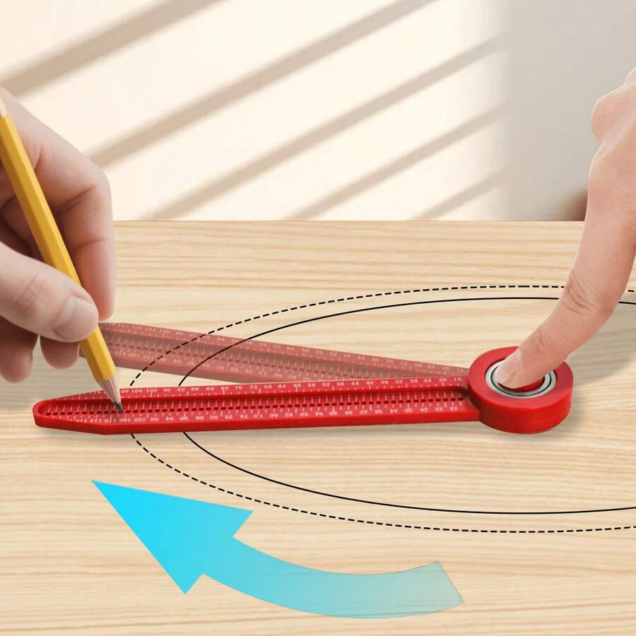 1pc Precision Mini Circle Scribing Tool 360-Degree Circular Marking Gauge Woodworking Tool Portable Compass - A - View 1