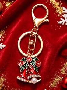 2026 New Christmas Bell Keychain, Christmas Gifts, Bag Charms, Car, Keyring, Purse Charms, Keychains For Backpack, Key Holder - Multicolor - View 8