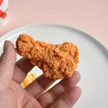 Realistic Fried Chicken Nugget Keychain, Simulated Food Bag Charm, Cute Pendant, Y2K Gothic Style Accessory, Graduation Gift For Women And Men, Teacher Gift, Halloween - Key Chain - View 9