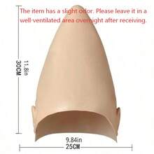 Halloween Conehead Alien Mask, Egg-Shaped Head Cover, Party Prank Cosplay Prop - Multicolor - View 7