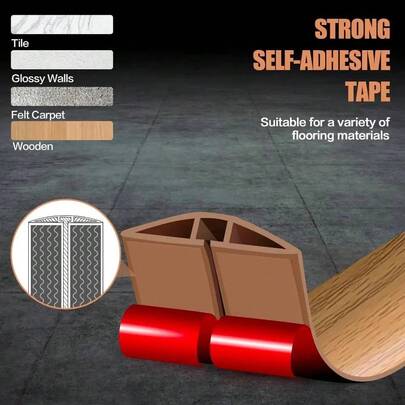 1pc 1m/2m/3 Meters Flexible Floor Cable Protector Sleeve, Flame Retardant Cable Cover, Floor Insulation Wire Concealer