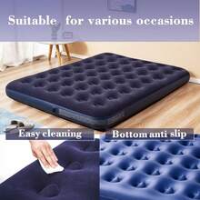 Kasur Tiup - Kasur Udara PVC Tahan Lama untuk Berkemah, Kasur Tiup Lipat Portabel untuk Satu Orang, Cocok untuk Penggunaan di Dalam dan Luar Ruangan, Taman, Berkemah, Mendaki, dan Aktivitas Luar Ruangan - MultiWarna - View 4