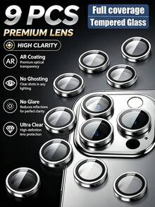 Navigator 9PCS,Silver Eagle Eye Lens Protector Film,Anti-Scratch Anti-Fall,No Bubbles,Easy Installation,Advanced Adhesive,Not Easy To Fall Off,Compatible With Phone Case,Compatible With IPhone UItra/18 Promax/18 Pro/18/17E/17 Promax/16 Promax/15 Promax/14 Promax/13 Promax/12 Promax/11 Promax/17 Pro/16 Pro/15/14/13/12/11 - Silver - View 23
