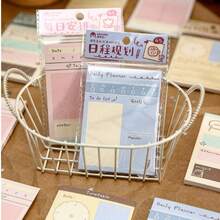Daily Planner Sticky Notes, To‑Do List Memo Pad, Time Management Notepad, Self‑Adhesive Schedule Note Paper For Office School Supplies - one-size - View 9
