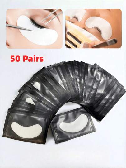 20pcs Eyelash Extension Eye Pads, Under Eye Pads For Eyelash Extension, Lint-Free Eye Pads, Eyelash Extension Tools, Suitable For Eyelash Extension And Protection