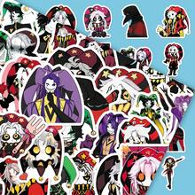 50pcs Cartoon Game Freak Circus Character Anime Jester Clown Decorative Notebook Stickers - Multicolor - View 3