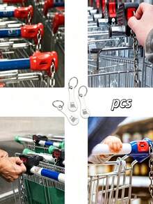 Stainless Steel Shopping Cart Keychain With Shopping Cart Icon, Classic Fashion Minimalist Style, Suitable For Men And Women Daily Wear - Upgraded Version - View 2