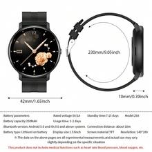 [Smart Watch]This Popular Smartwatch Features A 1.53-Inch High-Resolution Touchscreen, Supporting Wireless Calling, SMS Notifications, Alarm, Multiple Sports Modes, Remote Photography, Music Playback And More. This Multi-Functional Smartwatch Is Compatible With IOS And Android Smartphones. It Is An Excellent Gift Choice For Valentine's Day, Easter, Mother's Day, Father's Day, Halloween, Thanksgiving And Christmas. - Multicolor - View 9