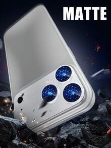 1入裝 啞光裝甲全覆蓋相機鏡頭保護貼（相容 iPhone 18 Pro Max/18 Pro/17 Pro Max/17 Pro） - 無色 - 查看 3