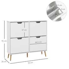 Caja para guardar zapatos - Blanco - Ver 5