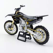 Black Off-Road Motorcycle Model, Die-Cast Alloy Metal Motorcycle Model, Suitable For Desktop Decor, Collection And Holiday Gift - Black - View 5