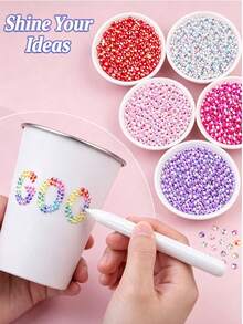18,000-45,000 قطعة من أحجار الراين متعددة الألوان من الراتنج & مجموعة أحجار كريمة مسطحة الظهر، أحجار زخرفية لامعة، مواد حرفية DIY، مناسبة لخياطة الملابس، تطبيق أحجار الراين، صناعة المجوهرات، ديكور العطلات & الحفلات اليومية، قابلة لإعادة الاستخدام - متعدد الألوان - مشاهدة 7