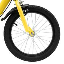 Yellow 16-Inch Kid's Bicycle With Removable Training Wheels Comfortable Anti-Slip Handlebars For Children With Height Of 105cm To 135cm - Yellow - View 8