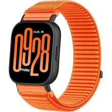 حزام نايلون منسوج متوافق مع Redmi Watch 5 Lite/5Active، حزام رياضي متين مقاوم للماء مع خاصية منع الانزلاق، أحزمة بديلة للنساء والرجال - 22mm - مشاهدة 9