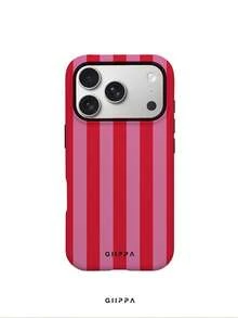 GIIPPA 1 buah Casing Ponsel Modis, Desain Pola Garis Merah dan Pink, Cocok untuk Model Ponsel 17 Pro Max, 16 Pro Max, 15 Pro Max, 14 Pro Max, Kompatibel dengan 11/12/13/14/15/16/18 Pro/Pro Max/Plus. Casing Ponsel Kelas Atas, Modis, dan Menyenangkan ini Cocok untuk Pria dan Wanita, menjadikannya Hadiah Ideal untuk Pacar Anda di Hari Paskah, Musim Semi, Musim Pernikahan, dan Ulang Tahun. - MultiWarna - View 7