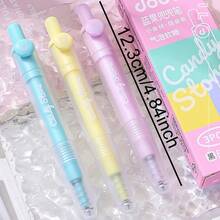 3 buah Pulpen Gel Tarik Ujung CS 0.5mm Motif Buah Biru, Gradien Rainbow Sweetheart, Pulpen Doudou Buah Biru 3.0 Versi Terbaru, Tersedia dalam Dua Seri Warna Bubble Candy/Rainbow Sweetheart, Bodi Pulpen Macaron Gradien Lembut, Segar dan Menyejukkan, Penampilan Luar Biasa, Ujung Pulpen Presisi Tinggi CS 0.5mm, Aliran Tinta Merata dan Halus, Tulisan Halus dengan Gesekan Rendah, Tidak Ada Tinta yang Tersangkut atau Goresan pada Kertas, Cocok untuk Latihan Ujian, Mencatat, dan Menulis Sehari-hari - A - View 9