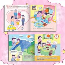 Early English Literacy Picture Story Notebooks, Little Thinkers Series, Simple English Reading For First Words And Sentences, Daily Life, Feelings, Home And Social Learning Themes, Cute Illustrated Stories For Home And Classroom - Early English Literacy - View 9