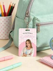 PVC Photo Name Tags, Backpack Luggage Tags, Double-Sided Anti-Loss Labels With Contact Information, Back To School Gift, Travel Luggage Identification Accessories - Multicolor - View 3