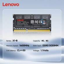 Lenovo Talix 4G/8G DDR3 1600Mhz Laptop Memory, Low 1.1V Voltage, Lower Heat Generation, Compatible With Multiple Platforms - View 2