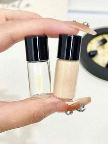 Mini Travel Size Foundation And Serum Dispenser Bottles - Leak-Proof Portable Cosmetic Containers, Suitable For Liquid Foundation, Transparent Design, Perfect Travel Essential - Multicolor - View 7