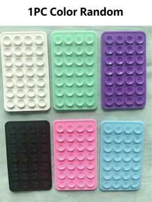 28pcs Double-Sided Silicone Suction Cup Pads, Multi-Function Phone Adsorption Holder, Non-Slip Reusable Adhesive Pads, 3 Sizes Available: 1pc/3pcs/6pcs, Suitable For Shower Room Bathroom Phone Wall Mount - A - View 10