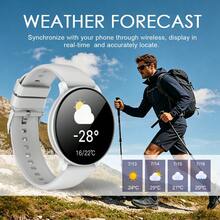 [Smart Watch]This Popular Smartwatch Features A 1.53-Inch High-Resolution Touchscreen, Supporting Wireless Calling, SMS Notifications, Alarm, Multiple Sports Modes, Remote Photography, Music Playback And More. This Multi-Functional Smartwatch Is Compatible With IOS And Android Smartphones. It Is An Excellent Gift Choice For Valentine's Day, Easter, Mother's Day, Father's Day, Halloween, Thanksgiving And Christmas. - Multicolor - View 4