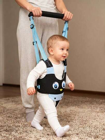Arnés Ajustable para Aprender a Caminar de Bebé, Correa de Apoyo Manual, Arnés de Protección para Niños Pequeños al Ponerse de Pie, Apto para Bebés de 7‑24 Meses