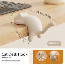 Cute Cat Desk Side Hook, Punch-Free Backpack Hanger For Office School Home Storage - Hook - View 11