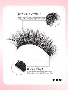 Asiteo 384pcs Cluster False Eyelashes, Large Capacity Lash Book ...