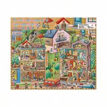 A Set Of DIY Scene‑Building Stickers,DIY Handcraft Stress‑Relief Scene Stickers,Leisure Time Puzzle Materials For Students To Relax - Super Large Edition 3.0: a Vibrant Tapestry Of Community Life - View 5