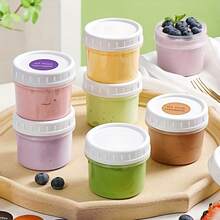 12pcs Upgraded Heavy-Duty Lidded Lunch Bowl Containers / Reusable Food Storage Jars / 6 Boxes + 6 Lids / Portable Food Sealing Containers / Suitable For Yogurt, Oatmeal, Yogurt Breakfast Cups, Meal Prep Containers / Durable And Versatile Storage - Multicolor - View 6