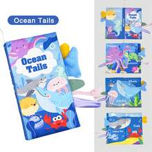 1pc Baby Early Learning Cloth Book 3D Tail Design With Crinkle Paper And BBi Squeaker, Suitable For Baby Tracking, Listening, Visual Learning, Cognitive Development And Sensory Activities - Multicolor - View 15