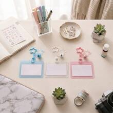 Transparent Waterproof Card Holder, Clear Plastic ID Badge Holder, Waterproof Access Card Protector, Multi-Color Name Tag Pouch, Business Exhibition And Student Campus ID Protective Case, Suitable For Office, School, Events And Daily Use - Multicolor - View 1