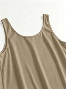 Maternity Jumpsuit Fashionable Sports Comfortable Home Wear - Khaki - View 7