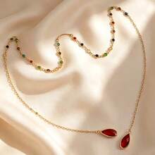 1pc Bohemian Style Minimalist Unique Exquisite Fashion Body Chain, Sexy Versatile For Women To Wear At Parties And Music Festivals, Holiday Gift - Multicolor - View 2